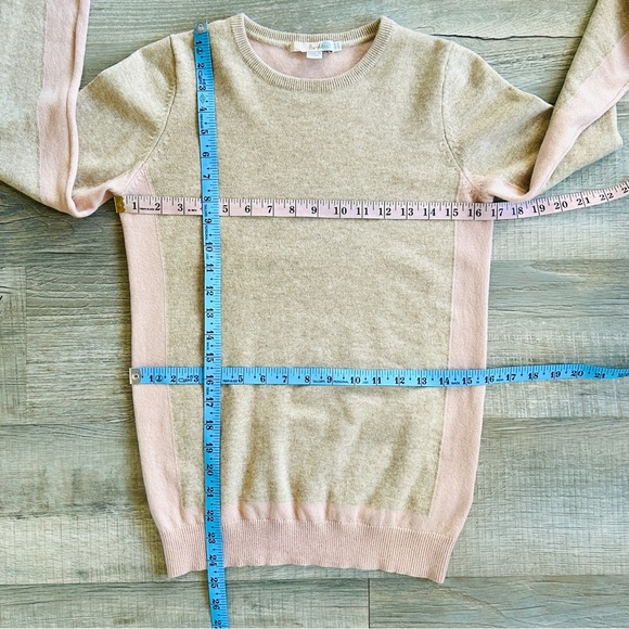 Boden 100% Cashmere Two Tone Crewneck Sweater (size 4) - Picture 11 of 12